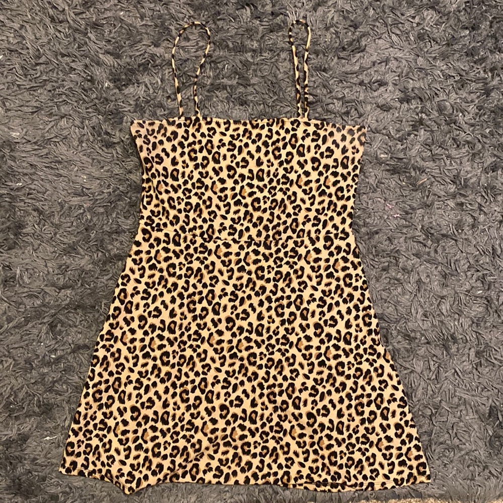 Cheetah/ leopard Divided Dress